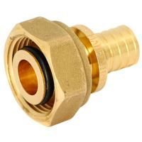 Муфта Uni-Fitt пресс-В 16x3/4" с накидной гайкой, плоской прокладкой