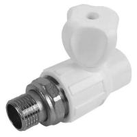 Кран РОСТерм PPR для радиатора прямой 20х1/2 НР