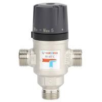 Клапан термосмесительный VARMEGA НР 3/4", 30-65гр.С, Kvs 1.6, боковое смешение, VM17202