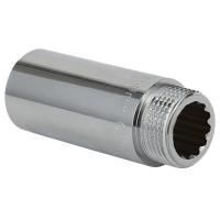 Удлинитель Gappo ВР-НР хромированный 1" х 60 мм