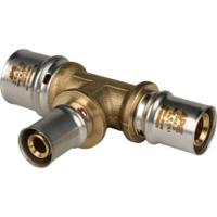 Тройник переходной 26х16х20 для металлопластиковых труб прессовой, SFP-0005-261620 STOUT