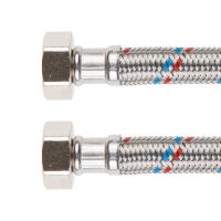 Подводка гибкая для воды AV ENGINEERING гайка 1/2"- гайка 1/2" 80см