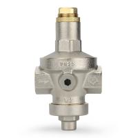 Редуктор давления VARMEGA 1/2quot;, PN25, мембранный, с присоединением к манометру, VM12801