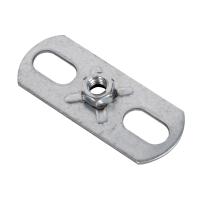 Пластина опорная SHUFT с гайкой М8 30х80х3,0 (упак.100шт)