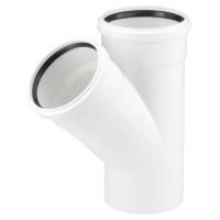 Тройник REHAU RAUPIANO PLUS 50/50/45гр.