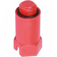 Заглушка TEBO длинная 1/2 НР (красный) (10/100), арт. 006170101