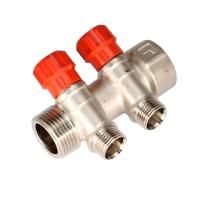 Коллектор VIEIR регулир. с вентилями 1"х3/4" 2 выхода (24/2) VR902