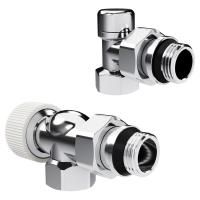 Набор термостатический осевой Royal Thermo Design 1/2"М30х1,5 (Хром)