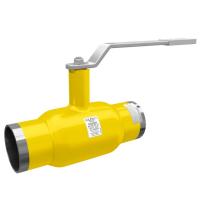 Кран шаровой стальной приварной LD Gas Ду50 Ру40 неполнопроходной