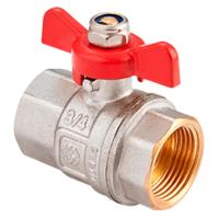 Кран шаровый полнопроходной ROYAL thermo Yorhe  1" ВВ, бабочка