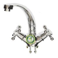 Смеситель БЕЛЫЕ КОЛОДЕЗИ д/кухни 1/2" кер. п/шпильку, корпус и гусак люкс выст.17см, TYE-1097(10)