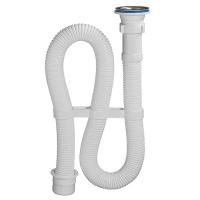 Сифон ОРИО гофрированный 1 1/2 * 40/50 белый дл. 1000мм АС-3011 (1/28)