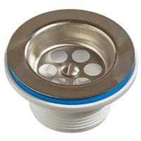 Выпуск ОРИО для раковины 1 1/2 с нержавеющей сеткой А-4004-02 (1/50)