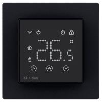 Термостат комнатный РИДАН RSmart-SB с Wi-Fi подключением 230V, черный