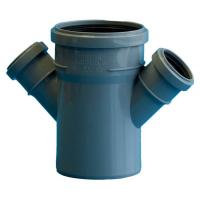 Крестовина Политэк Пайп одноплоскостная 110х50х50/45гр. ВК (40)