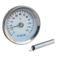 Термометр ViEiR накладной с пружиной d-63мм YL17