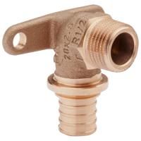 Угольник REHAU настенный НР 20-1/2" RX+, бронза