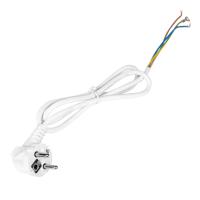 IZTT.12.01.001-15 Шнур ПВС-ВП 2х1,0+1х1,0 (RAL 9016 белый, евровилка 1,2м)