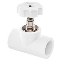 Вентиль TEBO бел. PP-R в сборе 50х90 (3/12), арт. 030060306