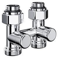 Узел нижнего подключения Royal Thermo Design прямой 1/2"х3/4"EK (хром)