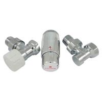 Комплект подключения SCHLOSSER STANDARD MINI 1/2" угловой, хром, с термоголовкой MINI М30х1,5