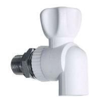 Кран РОСТерм PPR для радиатора угловой 20х1/2 НР