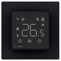 Термостат комнатный РИДАН RSmart-SB с Wi-Fi подключением 230V, черный