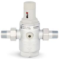 Редуктор давления VARMEGA 1/2", PN25, мембранный, с разъемными соединениями, VM12901