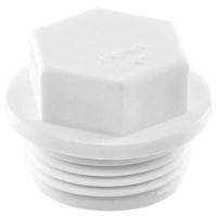Заглушка TEBO бел. PP-R резьбовая 25x3/4" (80/960), арт. 030090202