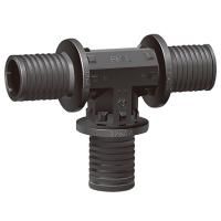 Тройник VARMEGA Slide-fit равносторонний, 25, аксиальный, PPSU, VM50403