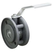 Кран шаровой стальной межфланцевый LD Стриж Ду80 Ру16 оцинкованный, неполнопроходной