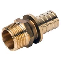 Муфта VARMEGA Slide-fit переходная (переходник) НР, 20х1/2", аксиальная, латунь, VM51213