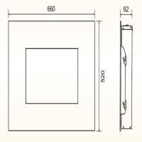 Комплект для настен.монтажа для электрокаминов Electrolux EFP/W-1250RC, EFP/W-1200RRC