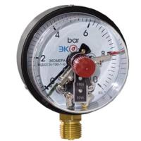 Манометр Экомера рад электр МД02(Э) 0-1,0МПаДк100 G1/2" ст МД02Э-100-G-1МПа