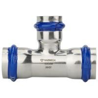 Тройник VARMEGA раструбный Inox Press переходной 35x28x35