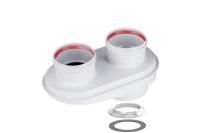 Адаптер моноблочный с фланцем MIZUDO d60/100 80мм