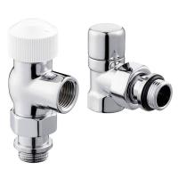 Набор термостатический для радиатора осевой Royal Thermo Design 1/2"М30х1,5 (Хром)