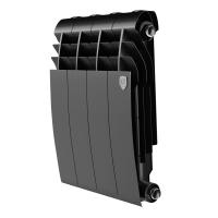 Радиатор биметаллический Royal Thermo BILINER B 350 Чёрный - 4 секц.