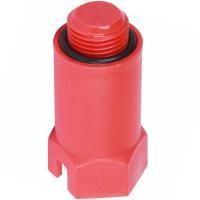 Заглушка TEBO длинная 1/2 НР (красный) (10/100), арт. 006170101