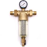 Фильтр VIEIR с манометром 1/2" для холодной воды (15/1)