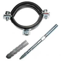 Хомут крепёжный 40 мм со шпилькой и дюбелем