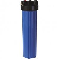 Корпус Акватек Big Blue 20" для хол. воды, синий (кронштейн, без ниппелей) 1", 0-25-3051