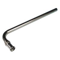 Подводка HENCO радиаторная, латунь пресс - медная трубка ф15 300 мм, 16x15Cu