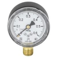 Манометр ЗТП МП-50 радиальный Дк50мм 0-0,6 МПа кл.2,5 G1/4"