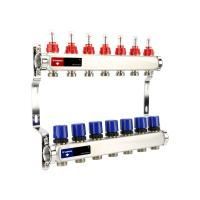 Группа коллекторная с расх. VARMEGA VM15107 ВР 1", под 130 насос, на 7 конт. 3/4" EK, нерж. сталь