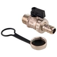 Кран шаровой с дренажем MVI BV.835.04 (1/2", наружная-штуцер)