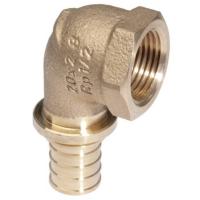 Угольник-переходник REHAU ВР 16-1/2" RX+ , бронза