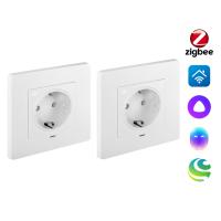 Комплект две умные встраиваемые розетки HOMMYN 2RKNWOZ01W
