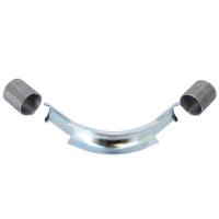 Фиксатор поворота трубы REHAU 25/90гр с кольцами, оцинк. сталь