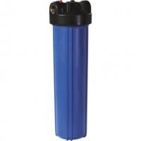 Корпус Акватек Big Blue 20" для хол. воды, синий (кронштейн, без ниппелей) 1", 0-25-3051